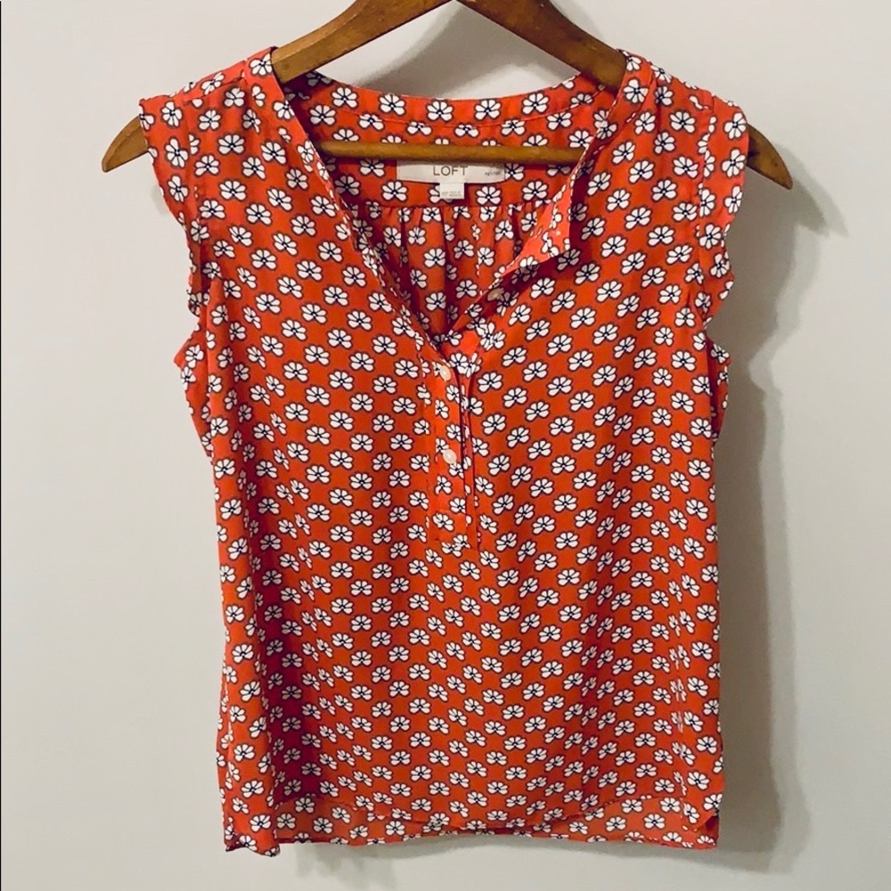 Loft Floral Blouse